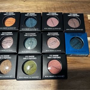 MAC cosmetic single eyeshadow bundle NEW